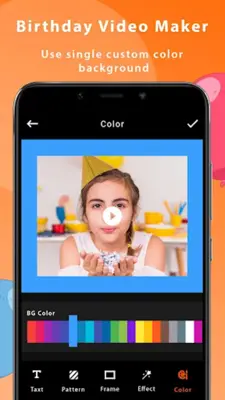 Birthday Video Maker android App screenshot 0