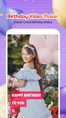 Birthday Video Maker android App screenshot 8